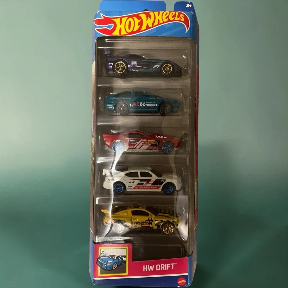 Hot Wheels HW Drift 5-Car Pack Dodge Viper AE-86 Corolla Mustang Charger NIB